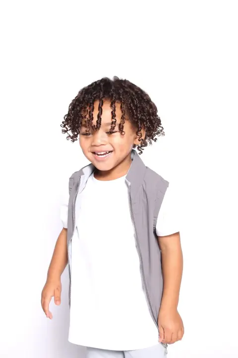 Antraciet / Perle grijs gilet