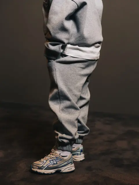 Pants Elastic Gris Lumiere